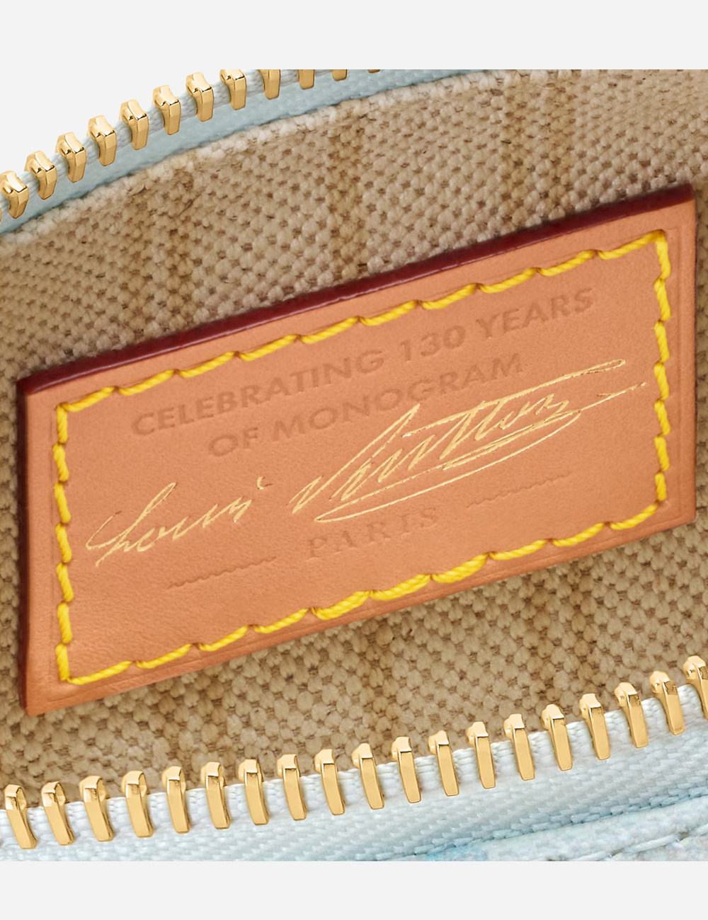 Клатч Louis Vuitton Pochette Hills "Monogram Origine Bleu Courrier"