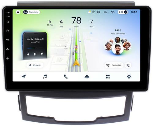 Магнитола для SsangYong Actyon 2 2011-2013 - Teyes CC4L-DTS монитор 9" IPS, Android 14, Быстрая, Snapdragon 662, CarPlay, 4G SIM-слот