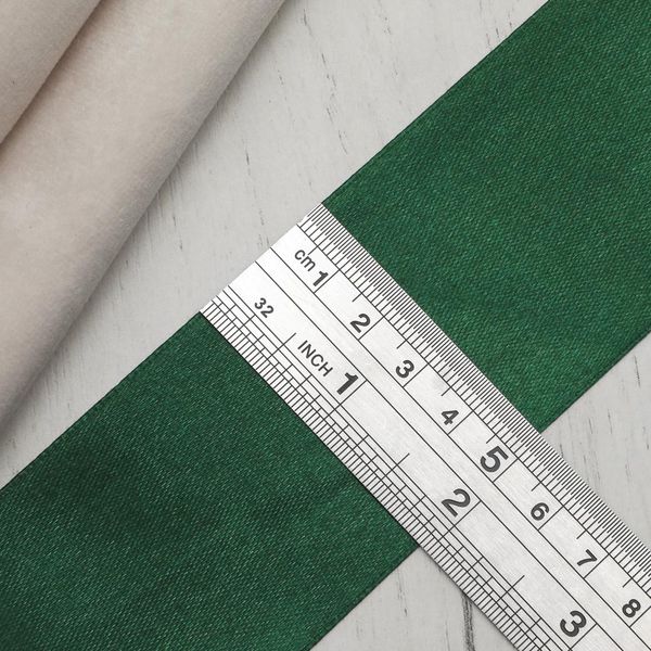 Лента атласная 1-сторонняя 50.0 мм / 22.86±1 метров, 126 т.зеленый, Globus