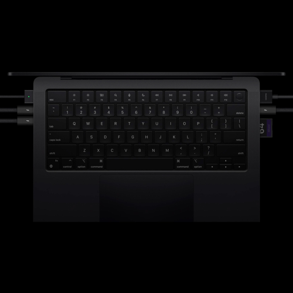 Ноутбук Apple MacBook Pro 14" (M4 10C CPU, 10C GPU, 2024) 16 ГБ, 1 ТБ SSD, Серебристый (Silver)