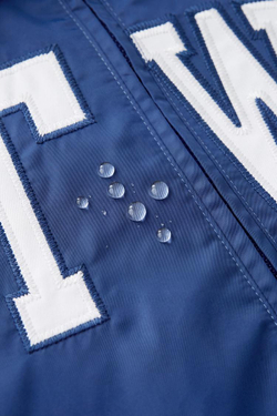 ZARA КУРТКА-БОМБЕР VARSITY WATER REPELLENT, СИНИЙ