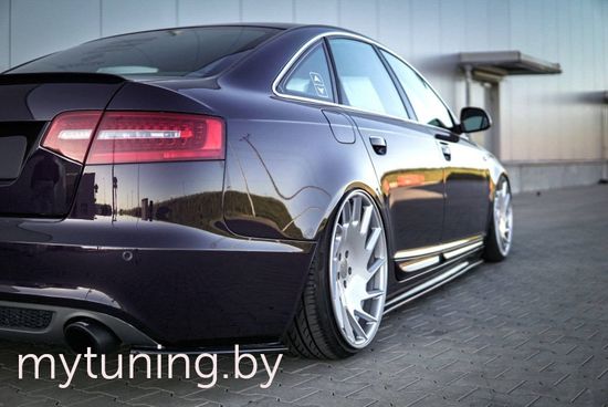 Сплиттеры бампера заднего боковые для AUDI A6 C6 S-Line (04-11)