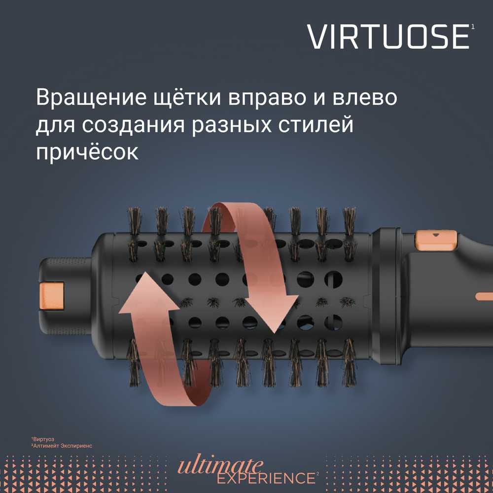 Фен-щетка Rowenta Ultimate Experience + Выпрямитель ROWENTA Glam & Shine
