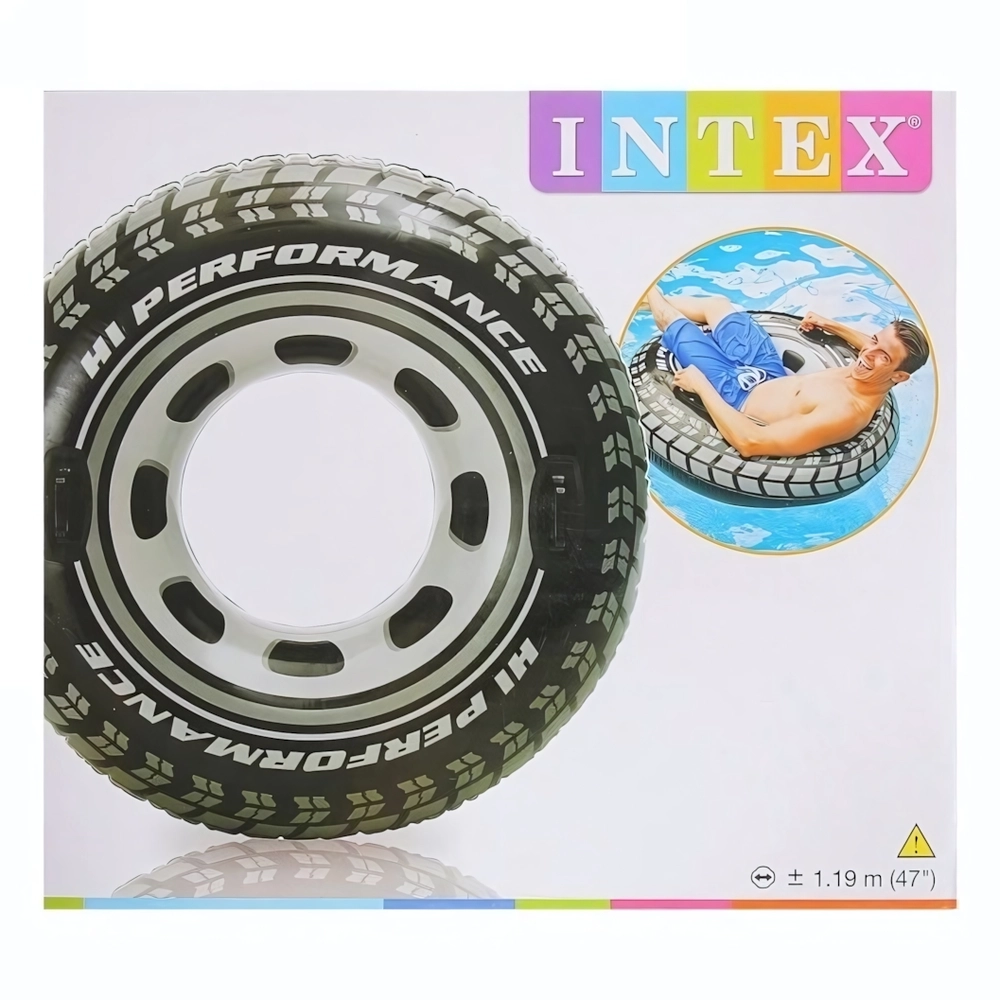 Круг для плавания 119 см с ручками High Velocity Tire Bestway (36102)
