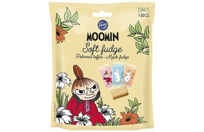 Сливочный ирис Karl Fazer Moomin Soft Fudge с муминами 160 г (Из Финляндии)