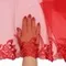 Вышивка на сетке красная (левая) 25 см
