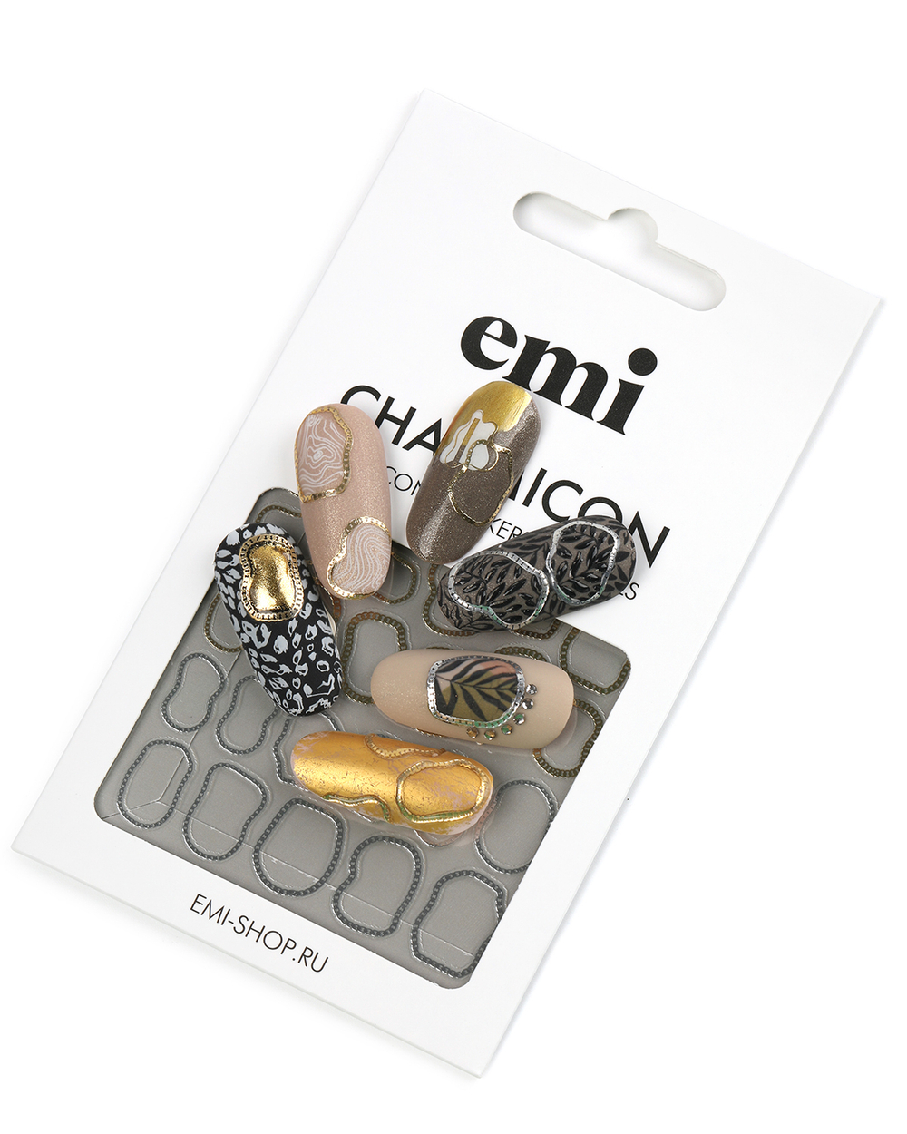 Charmicon 3D Silicone Stickers №241 Абстрактные цепи