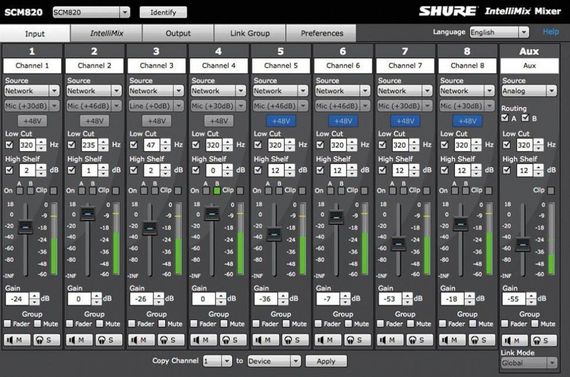SHURE SCM820E