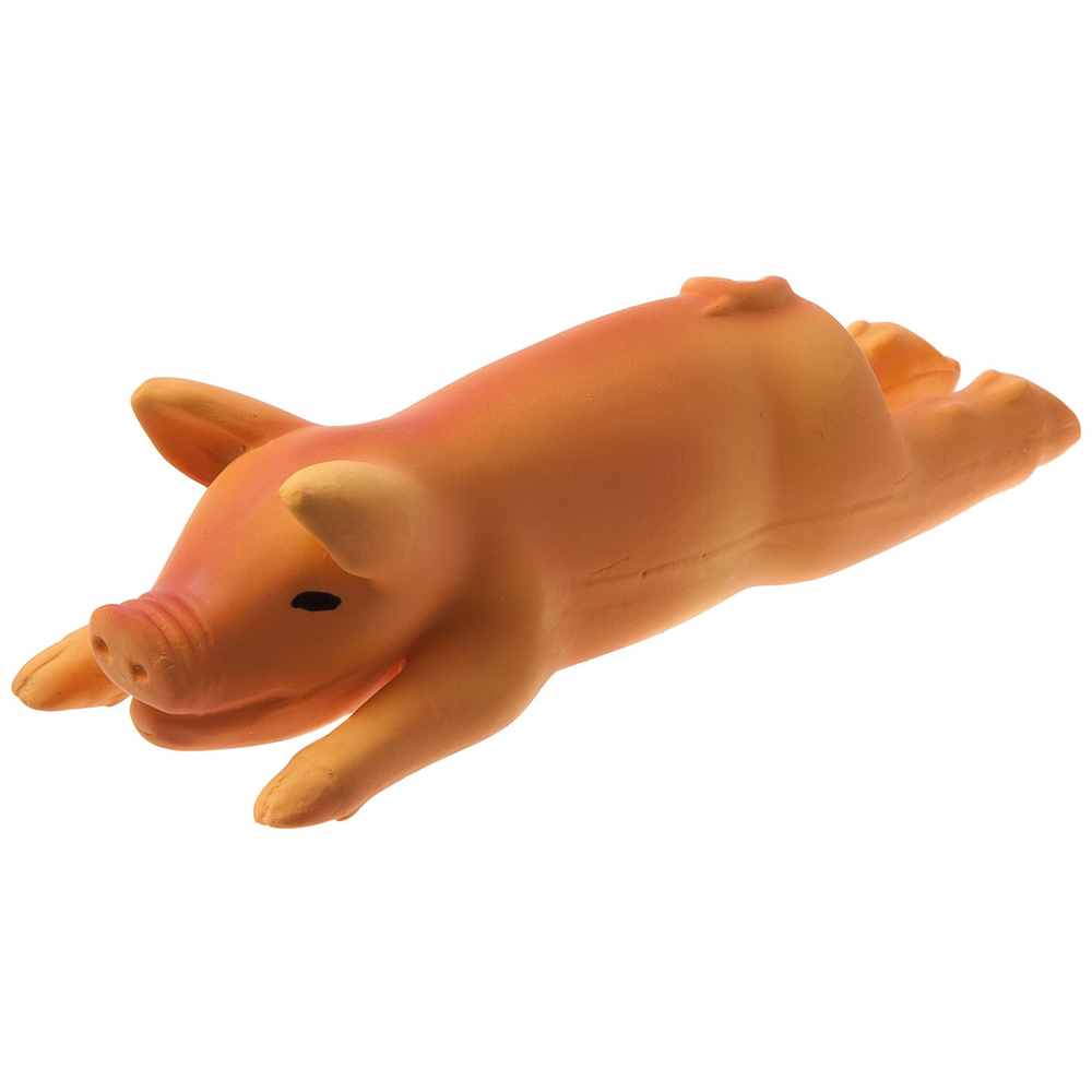 ZOOONE Игрушка латексная для собак "Кабан большой", 24,5 см
