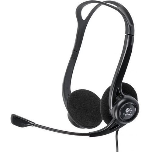 Компьютерная гарнитура Logitech USB Headset 960, Black (981-000100)