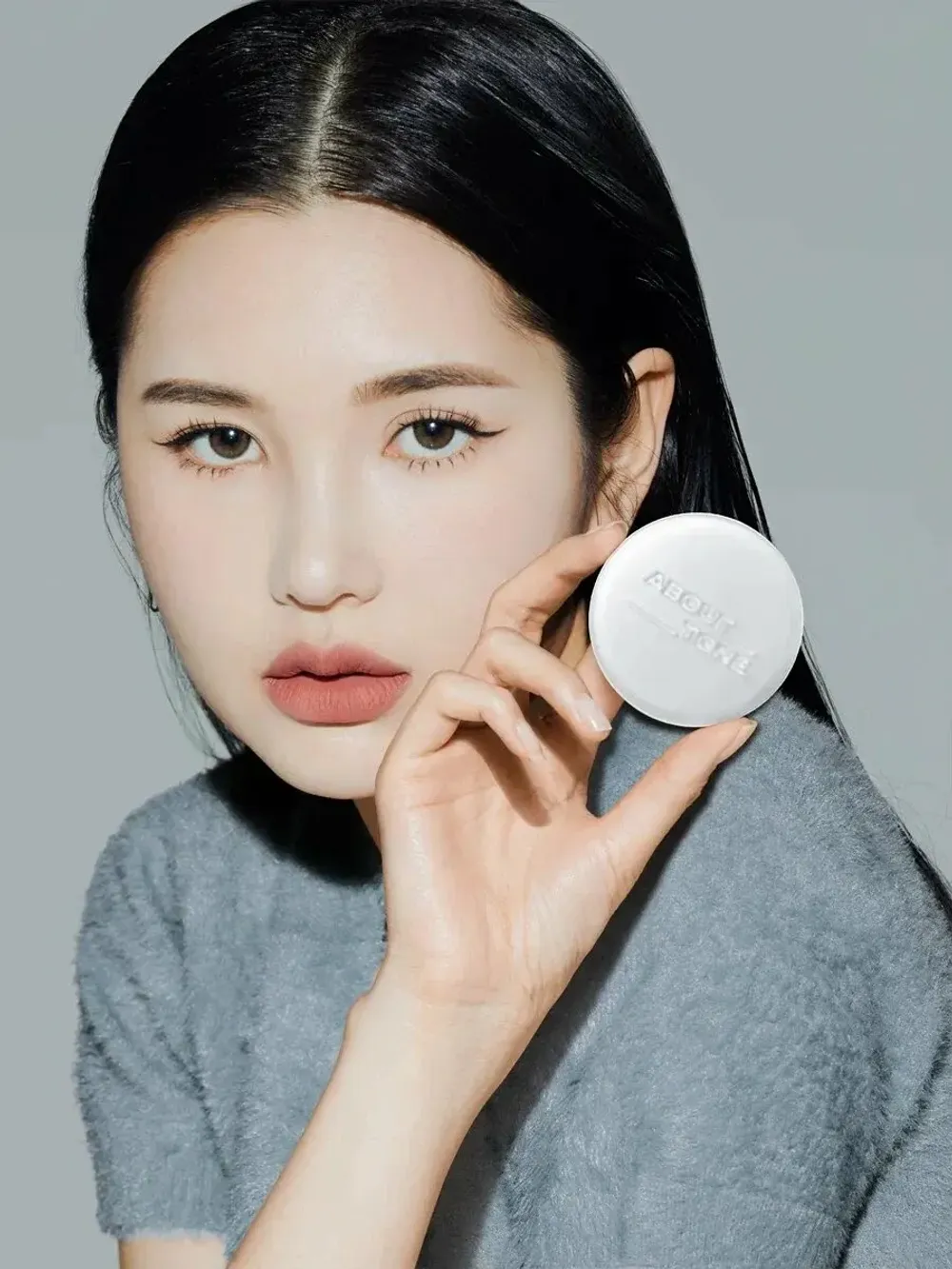 ABOUT TONE Матирующая пудра для фиксации макияжа Sebum Cut Powder Pact