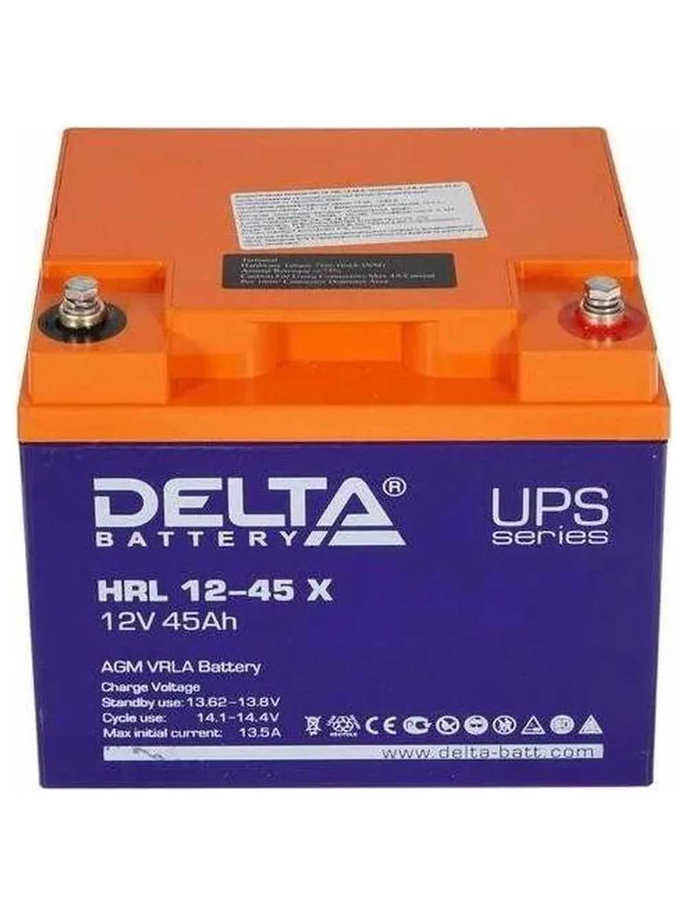 Батарея для ИБП Delta HRL 12-45 X 12В 45Ач