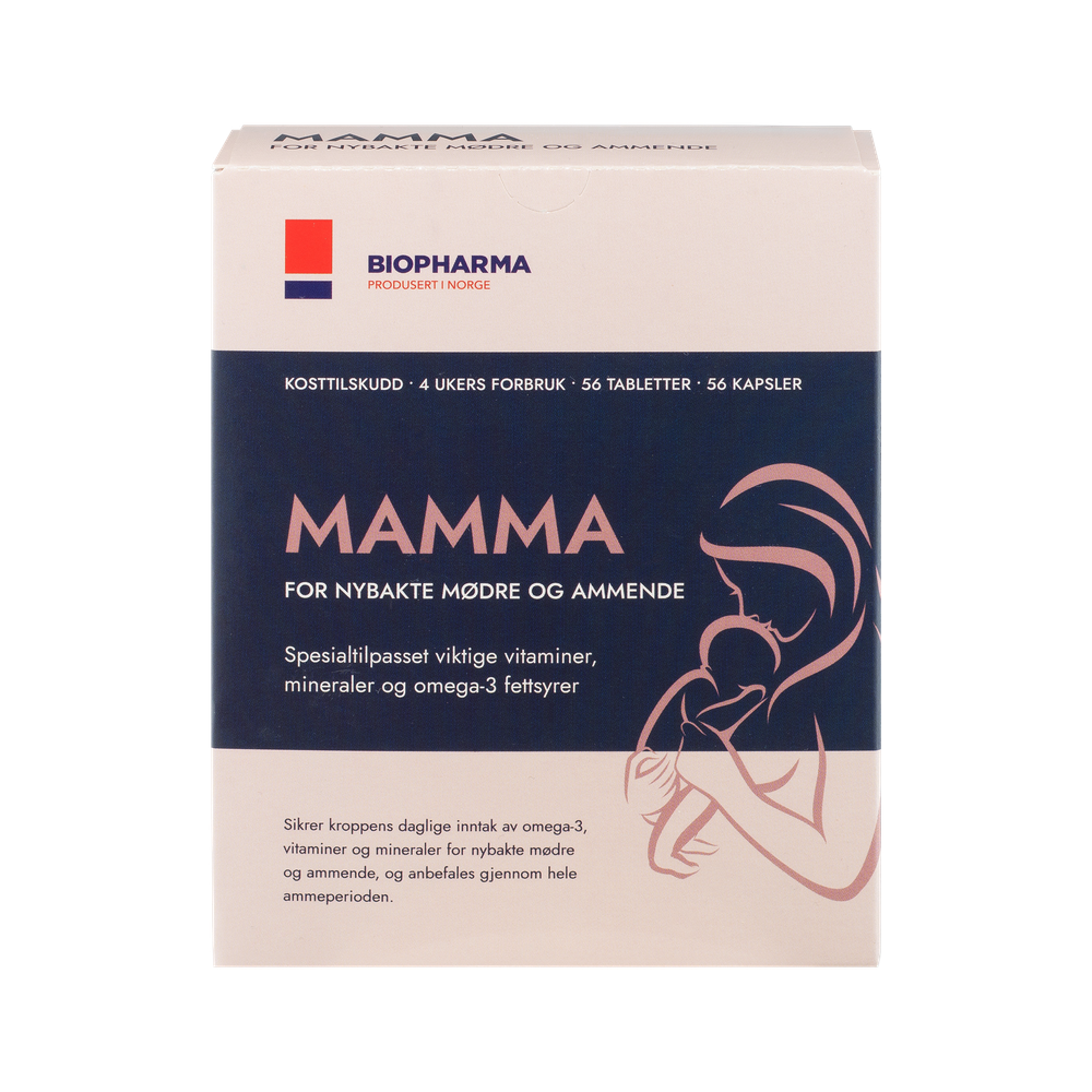 Витаминно-минеральный комплекс для беременных и кормящих с Омега-3 Mamma