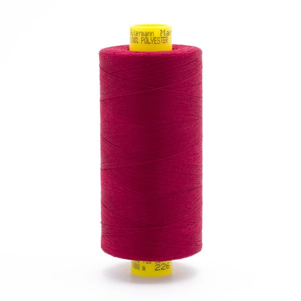 Нитка Gutermann Mara 120 (1000 метров), 1 кат., универсальная | 226 т.брусничный