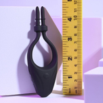 Черное эрекционное вибролассо Perfect Fit