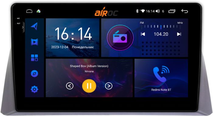 Магнитола для Honda Crosstour 2009-2013 - AIROC 2K RI-1905 Android 12, Быстрая, QLed+2K, CarPlay, SIM-слот