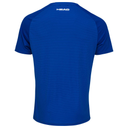 Футболка для мальчика теннисная Head TOPSPIN T-Shirt - royal blue/print vision