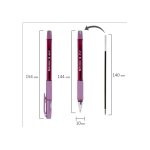 Ручка BRAUBERG BP-GT MORANDI синяя, 0,7 мм, линия письма 0,35 мм 144504