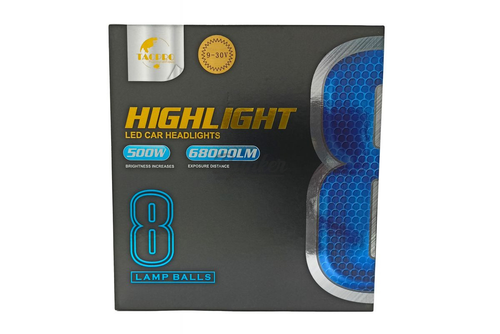LED лампы TACPRO TP8 7600LM-6000K-100W/H3