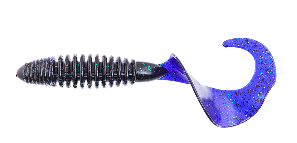 Твистеры съедобные Lucky John Pro Series CRUSHER GRUB 4.5" (114мм/4шт)