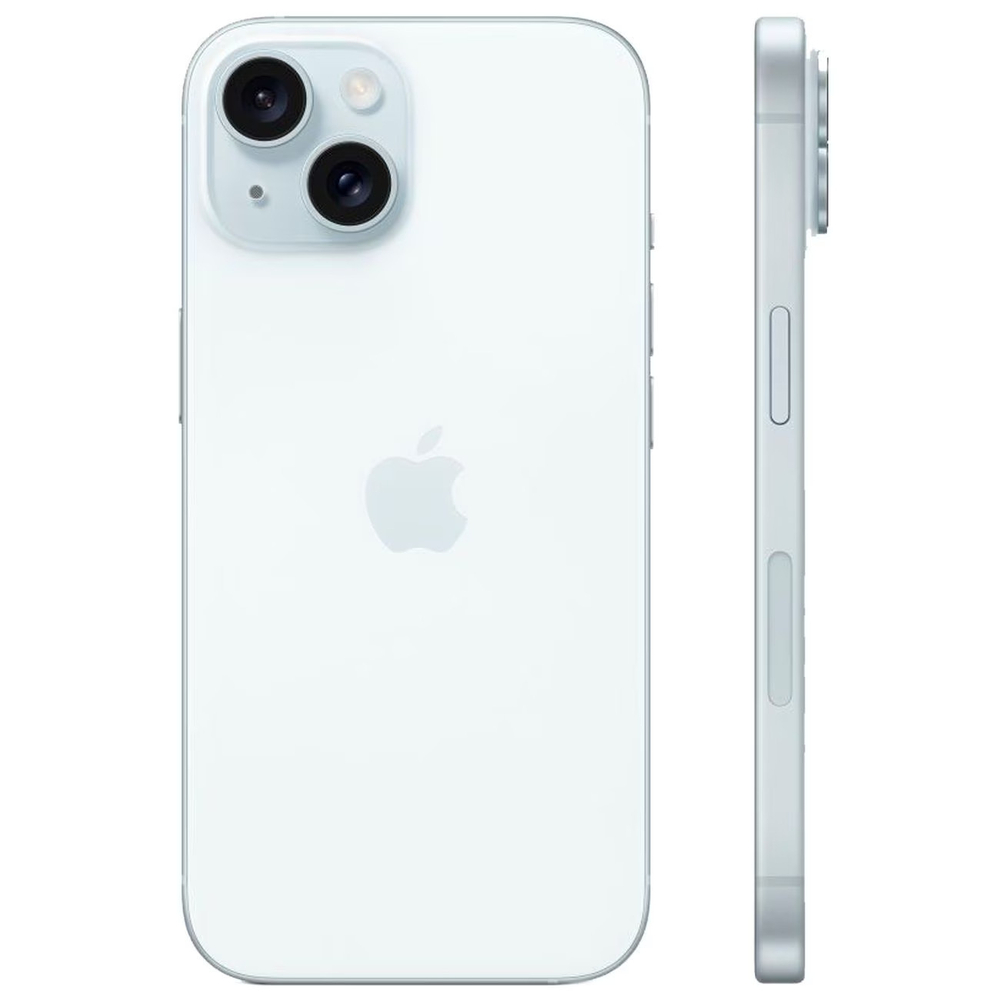 iPhone 15, голубой