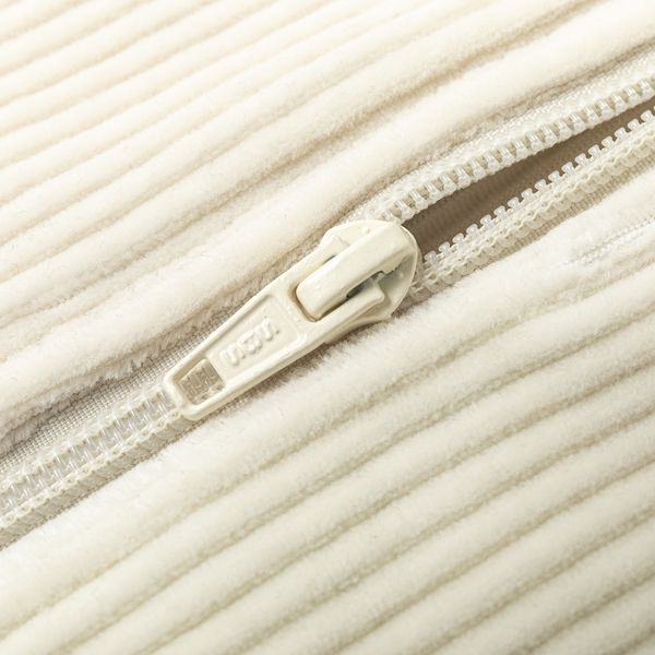 Толстовка Puff Zip велюровая бежевый - фото 5