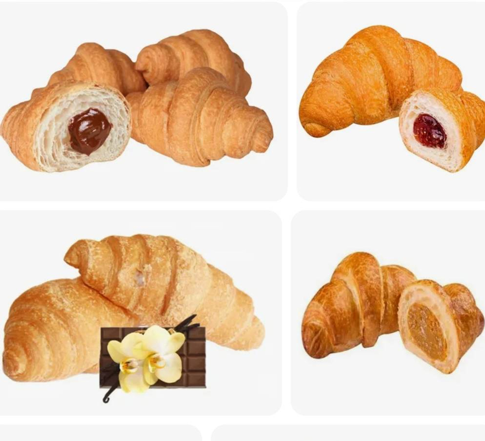 Круассаны с начинкой 1 кг
