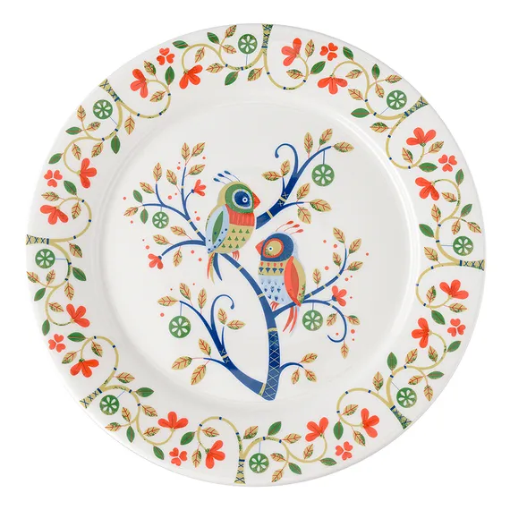 Набор тарелок love birds из коллекции birds of paradise в подарочной упаковке, D28 см, 2 шт.
