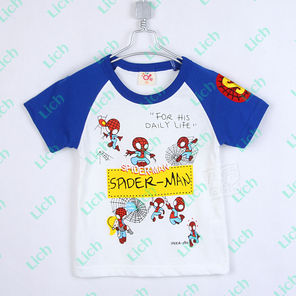 Футболка детская с принтами Spider Man