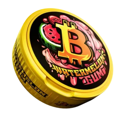 Снюс BITCOIN WATERMELON GUM (200 МГ) АРБУЗНАЯ ЖВАЧКА