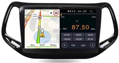 Магнитола для Jeep Compass 2016+ - Parafar PF997RN2K на Android 13, Быстрая, QLED+2K, CarPlay, 4G SIM-слот