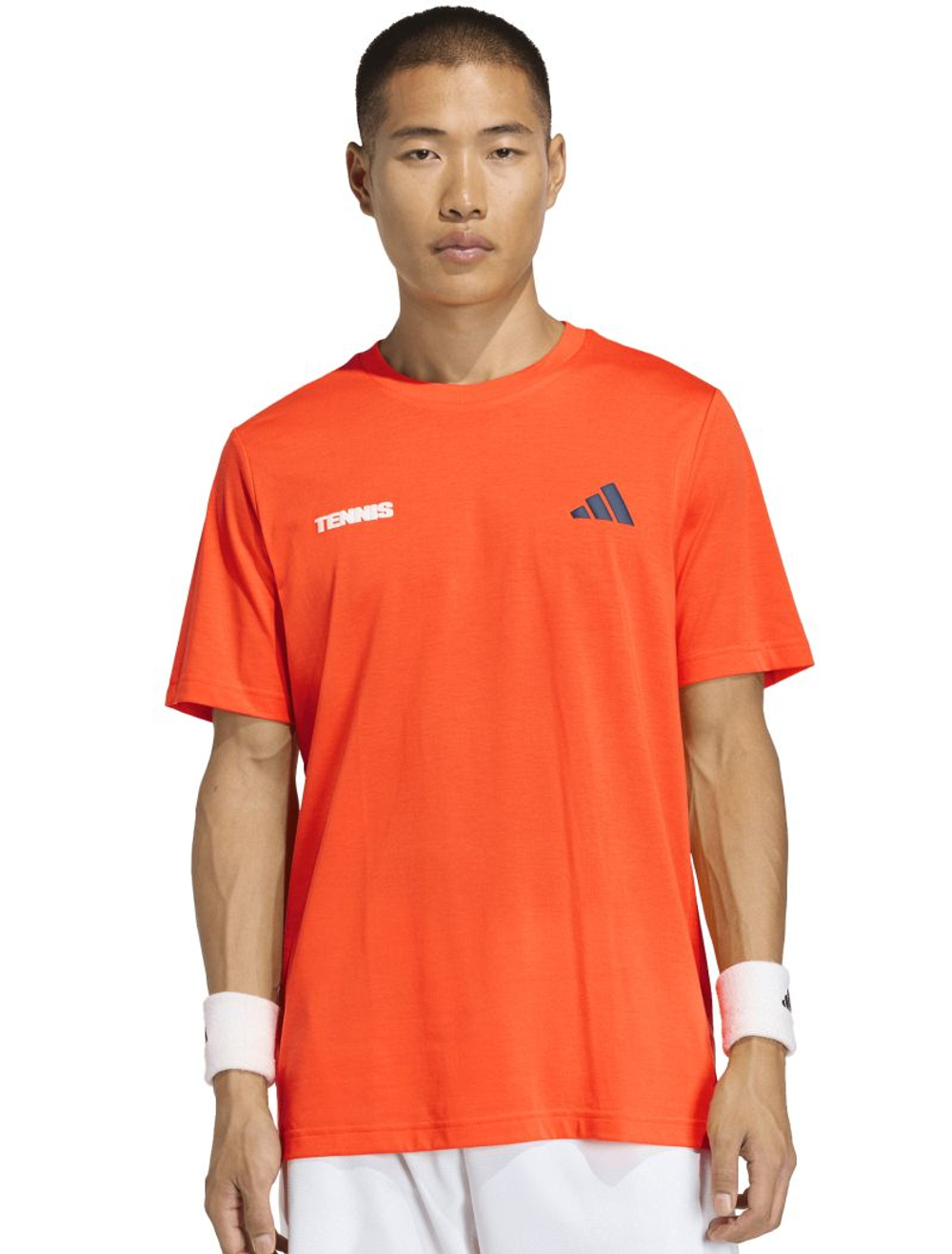 Теннисная футболка Adidas Hot Egg Graphic - pure orange