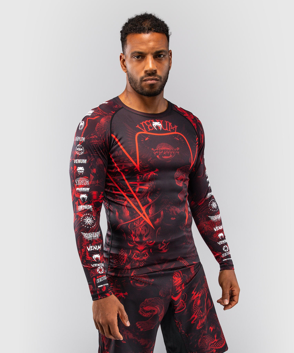 Рашгард Venum 20th Anniversary Black/Red L/S