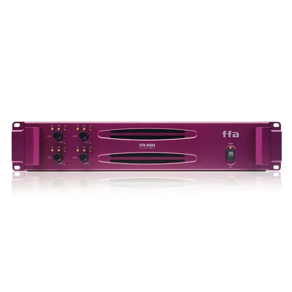 FUNKTION‑ONE FFA‑6004 четырёхканальный усилитель мощности (класс D), 4 × 900 Вт (8 Ом), 4 × 1500 Вт (4 Ом).