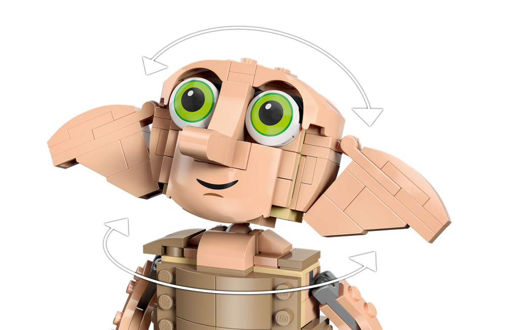 Конструктор Лего Гарри Поттер Добби — домашний эльф | LEGO Harry Potter Dobby the House-Elf - 76421, 403 деталей (8+)