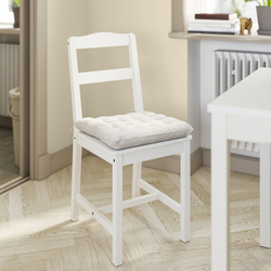 IKEA VIPPÄRT  (ИКЕА ВИППЭРТ)  -  Подушка на стул - бежевая 38x38x6.5 см