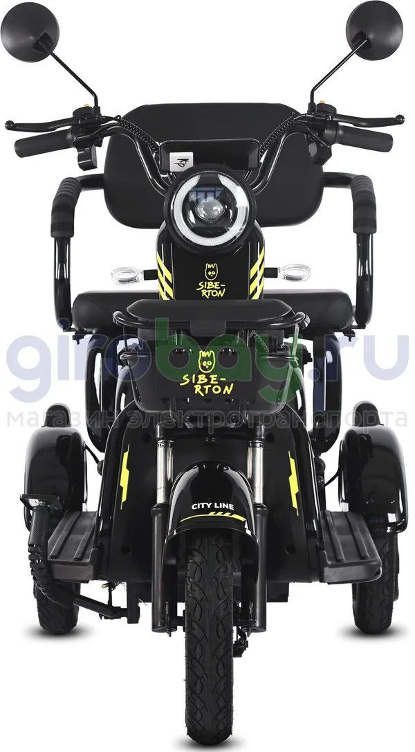 Электротрицикл SIBERTON S1 2000W (60V/21Ah) двухместный фото №8