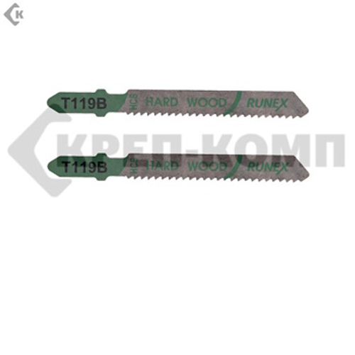 Пилки 75x50 мм 12з/д(древсес,фанера,ДСП,пласт h=4-30mm) T119B "Runex" (2 шт) Runex