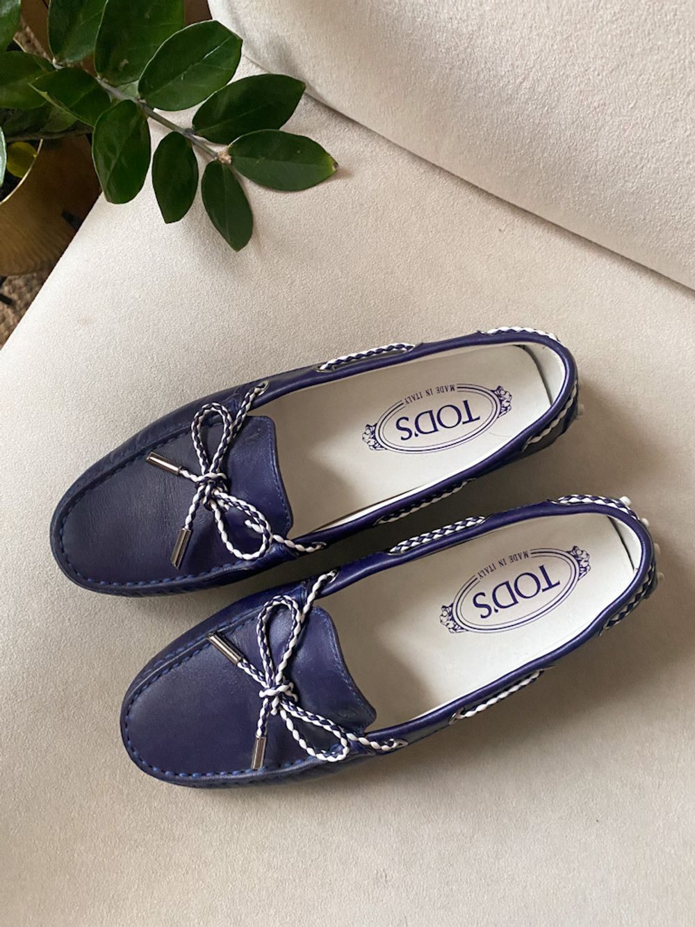 Кожаные лоферы Tods, 35