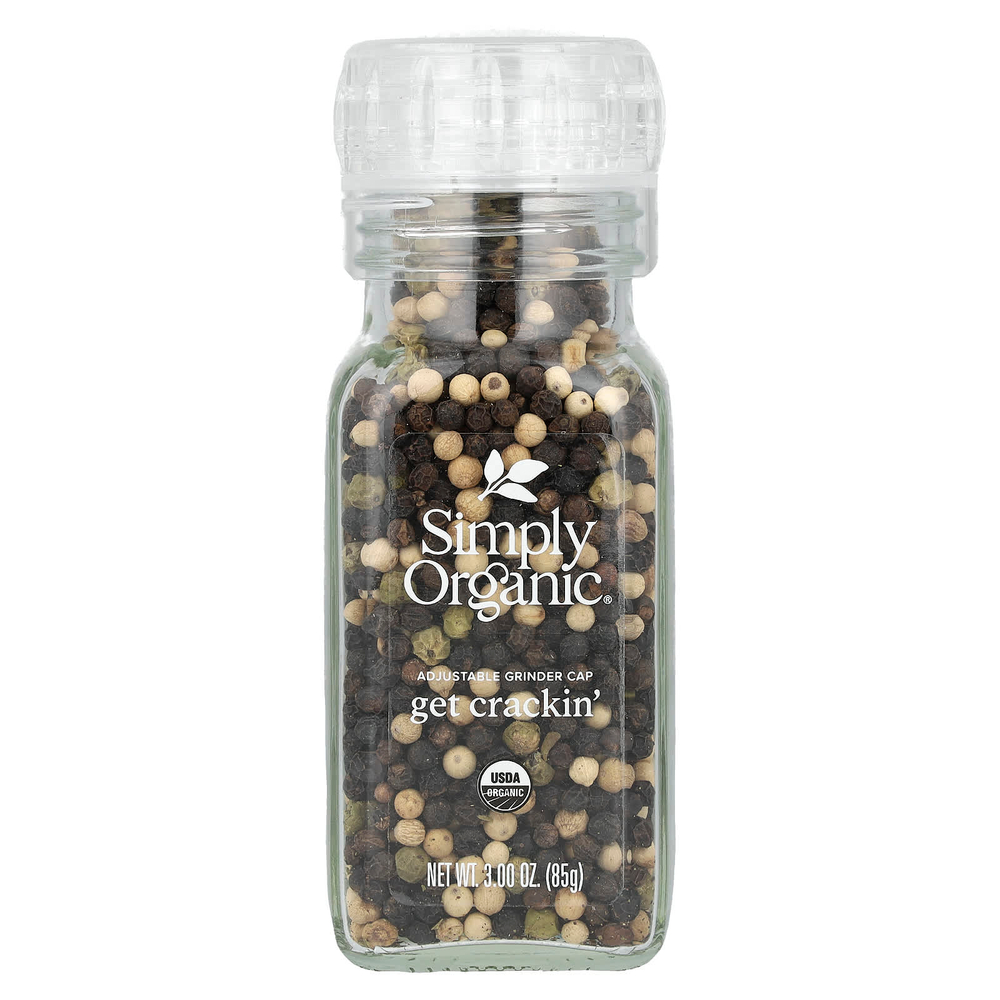 Simply Organic, Смесь перцев, 85 г (3,00 унции)