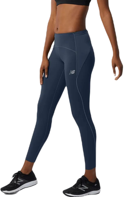 Женские леггинсы New Balance Impact Run Tight - натуральный индиго