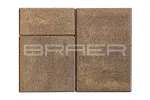 Тротуарная плитка Braer Старый город Ландхаус, Color Mix Прайд, 80 мм