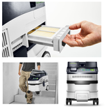 ОСЕНЬЮ ВЫГОДНО ХИТ! Пылеудаляющий аппарат FESTOOL CLEANTEC CT 15 E, Объем резервуара 15 л, пылесборника 12,5 л, для уборки пыли, грязи и жидкостей 578327