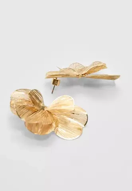 STRADIVARIUS Серьги-веера в виде цветов, золотой