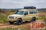 Палатка на крышу автомобиля РИФ Soft RT02-120, тент серый, 400 гр., 120х240х115 см