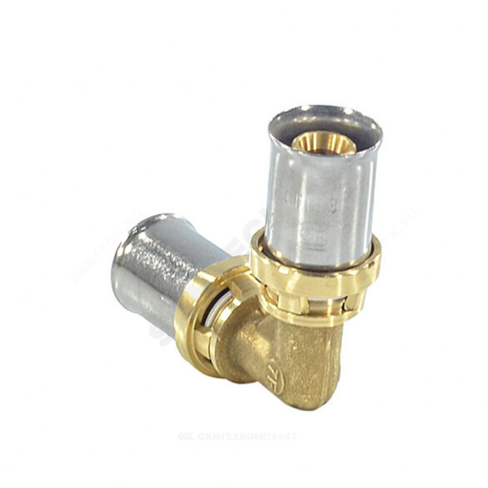 Угольник МП/PE-X латунь пресс Дн 32х90гр RM122 Giacomini RM122Y011