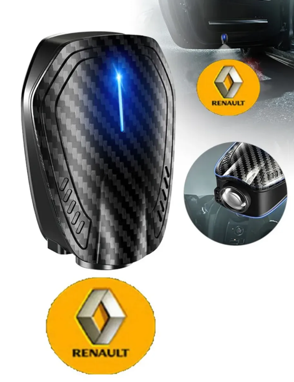 Подсветка двери 12v 4*10см LED RENAULT CBSD-84 C2R