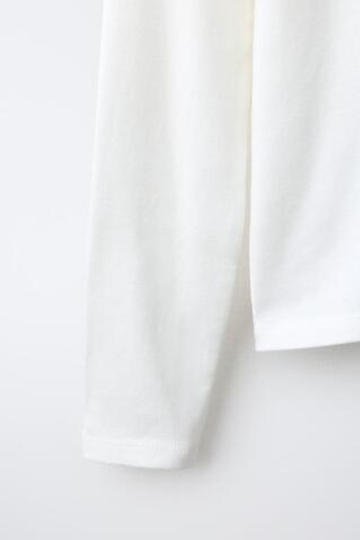 ZARA ФУТБОЛКА С МОДАЛОМ, БЕЛЫЙ