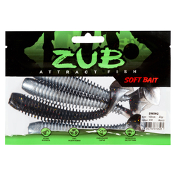 Приманка ZUB-SWING 160мм(6,3")-4шт, (цвет 030) черный верх-натурал низ