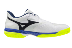 Теннисные кроссовки Mizuno Wave Exceed Court AC - white/dazzling blue/light yellow